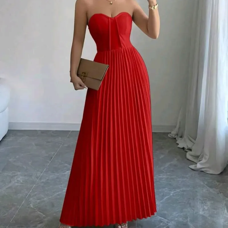 Vestido rojo.