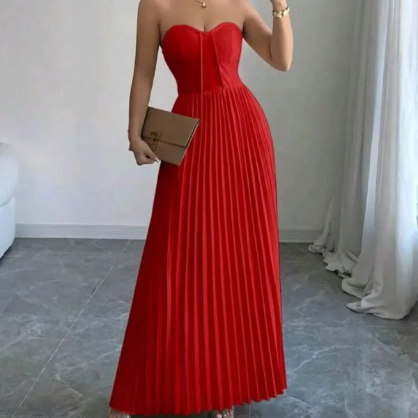 Vestido rojo.