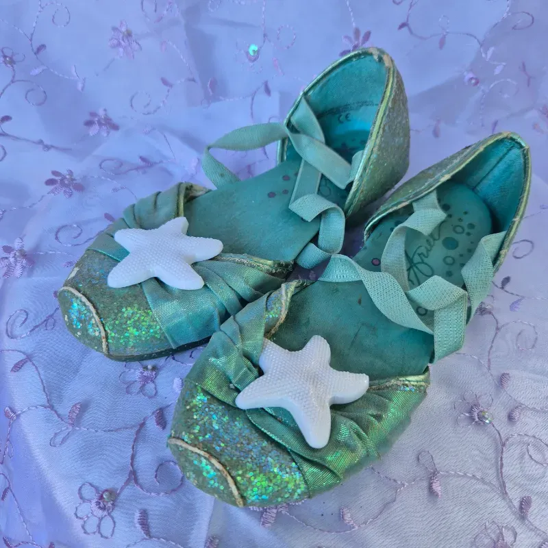 Zapatos para difraz de sirena