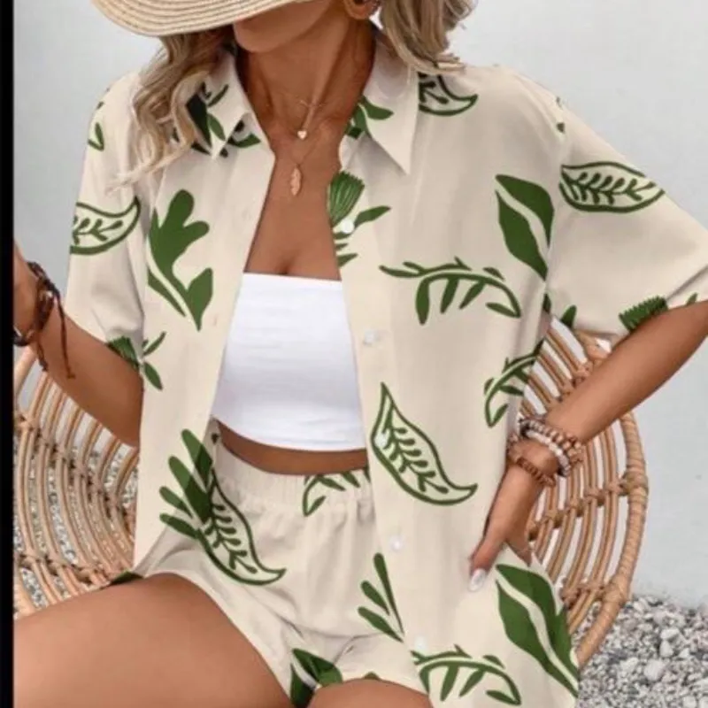 Conjunto Verde Estampado