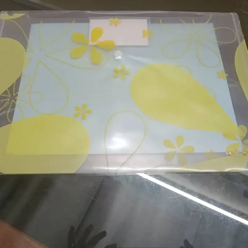 Carpetas amarillas grades para documentos