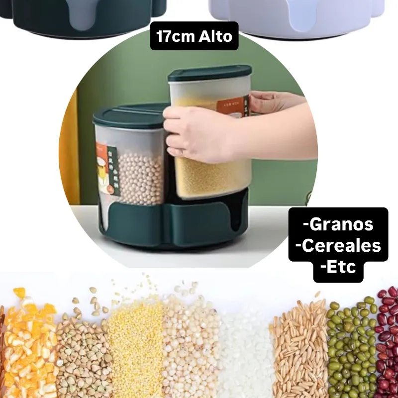 Envase Almacenamiento/Giratorio