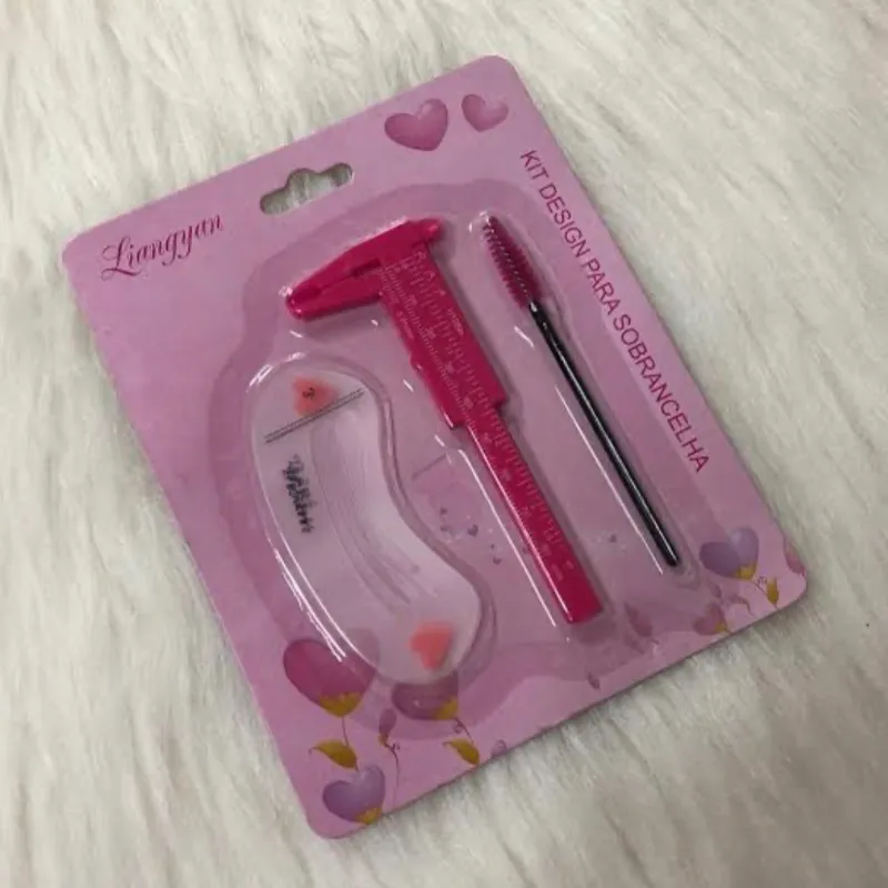 Kit para medir cejas y pestañas