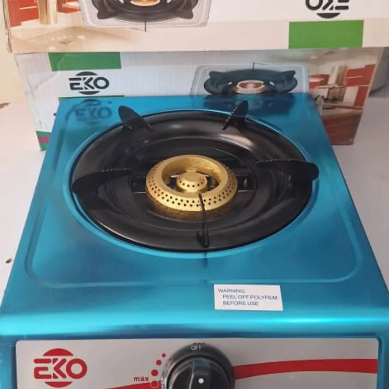 Fogón de gas de acero inoxidable con magneto