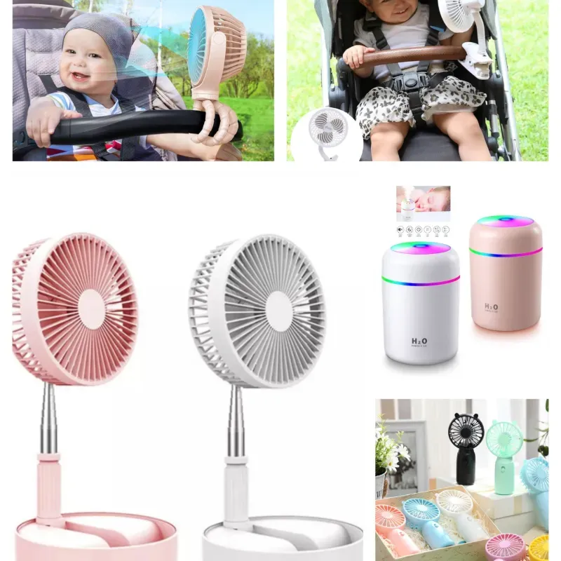 Conjunto de Ventiladores y Humidificadores Infantiles