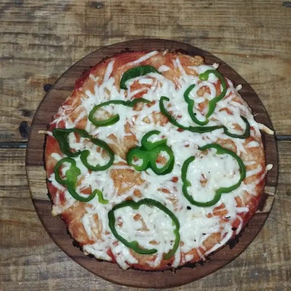 Pizza Pimiento y Queso Gouda