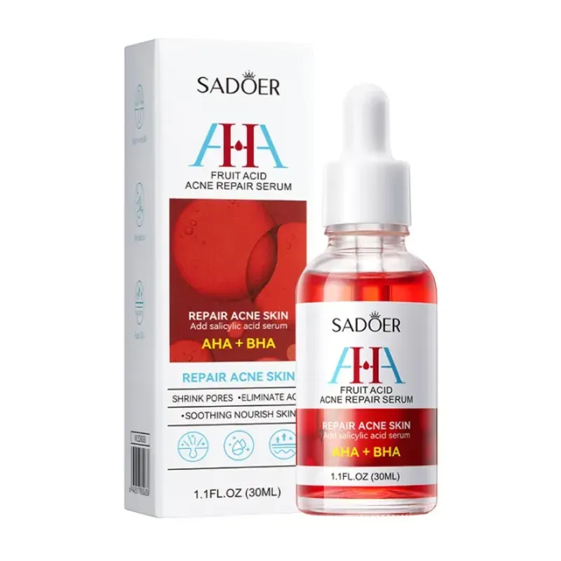 Serum Facial Exfoliante Quimico AHA y BHA SADOER