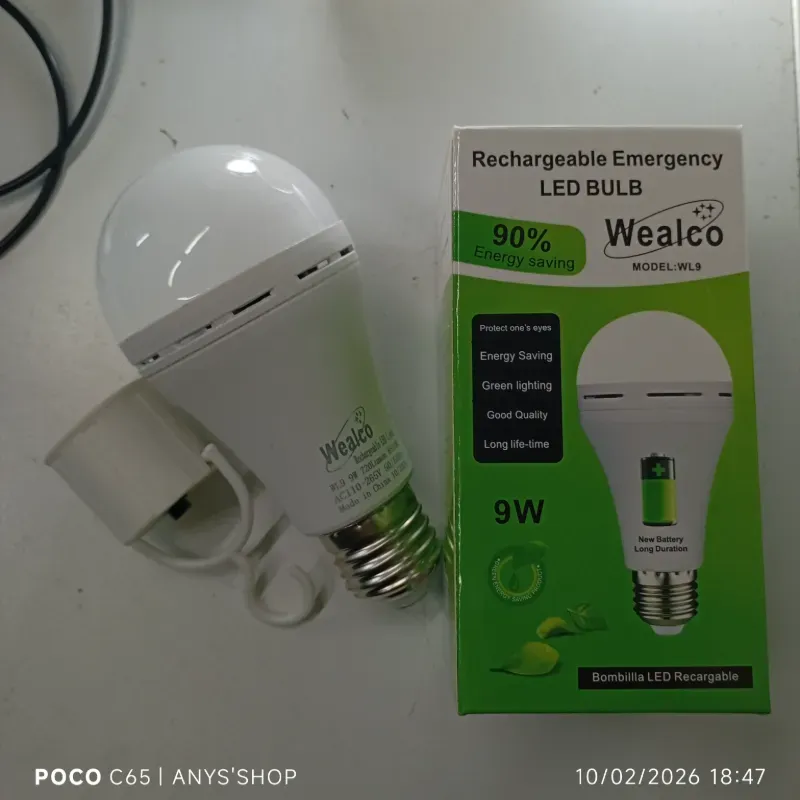 Bombillo de emergencia Recargables