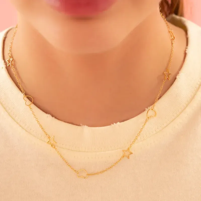 Choker Estrellas Love + Aretes