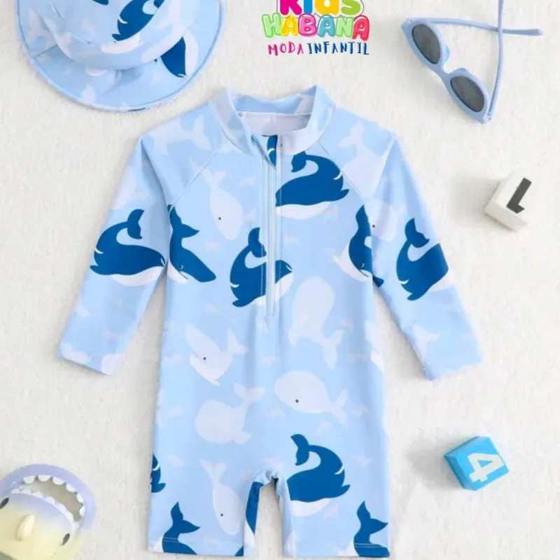 Traje de baño manga larga