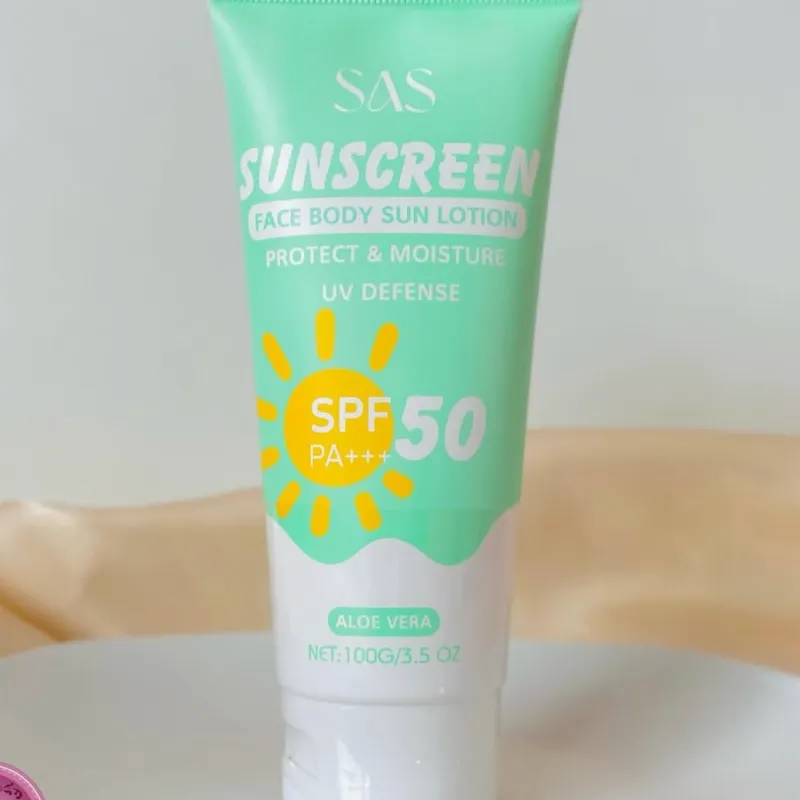 SAS Protector Solar Spf 50+ Con Extracto De Aloe Vera