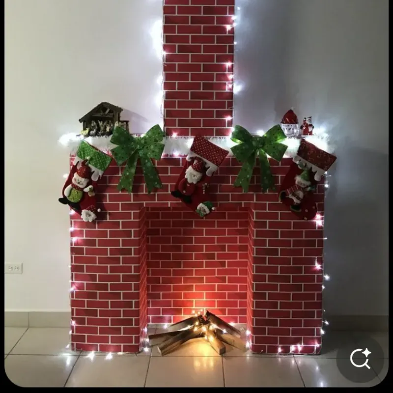 Chimenea navideña