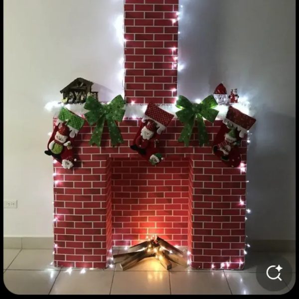 Chimenea navideña