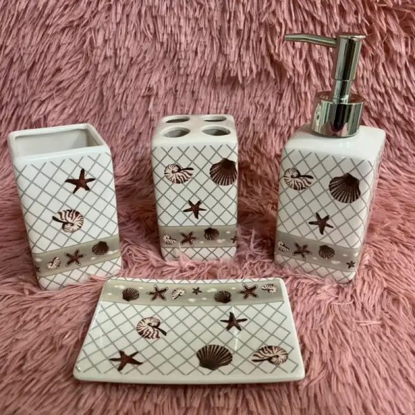 Set de baño de cerámica