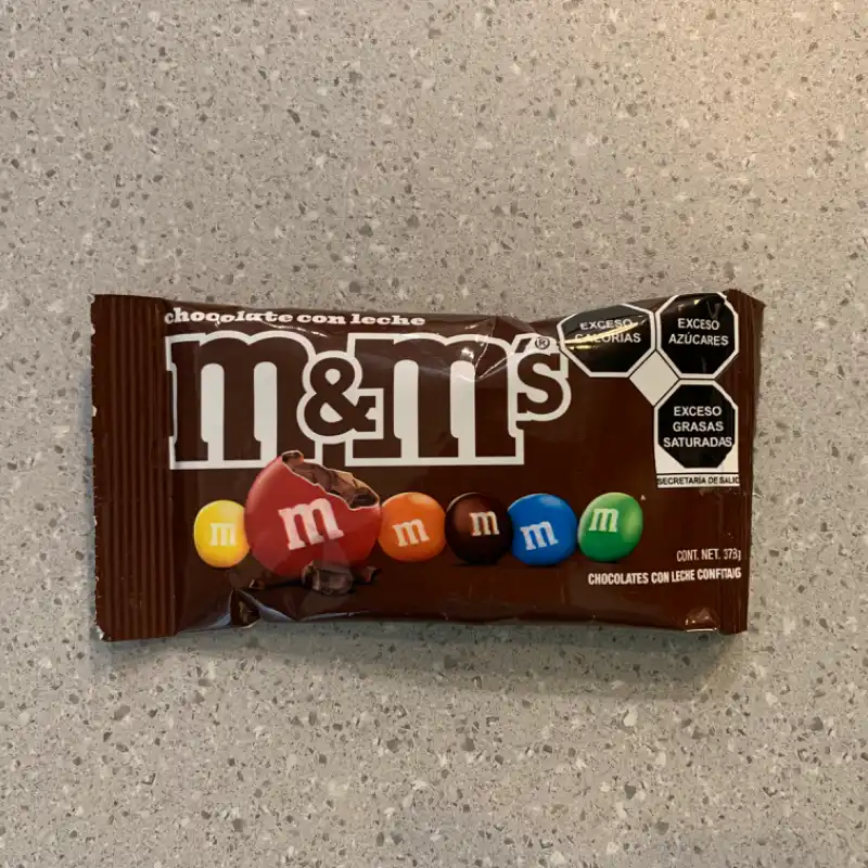 M&M chocolate con leche