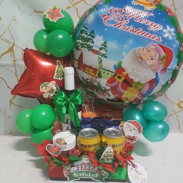 Caja rectangular para navidad