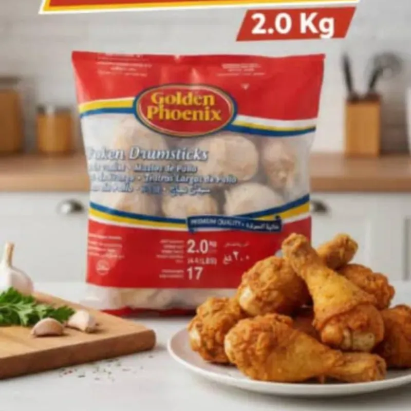 Paquetes de muslos de pollo 2kg