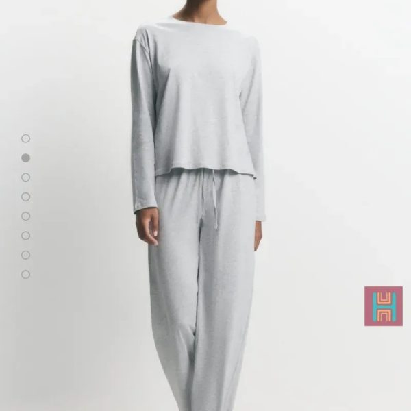 CONJUNTO PIJAMA GRIS 0103