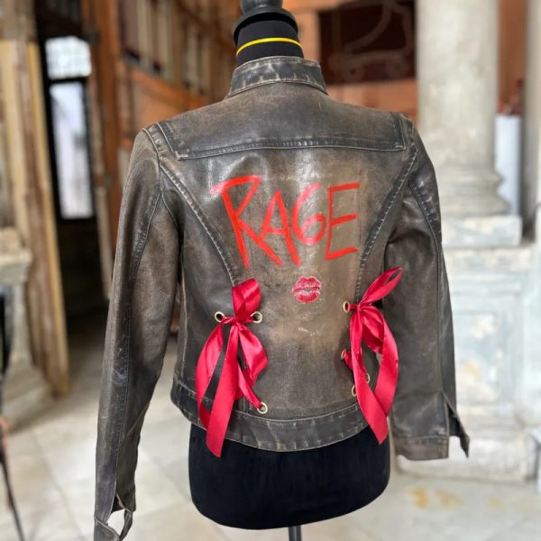Chaqueta piel marron