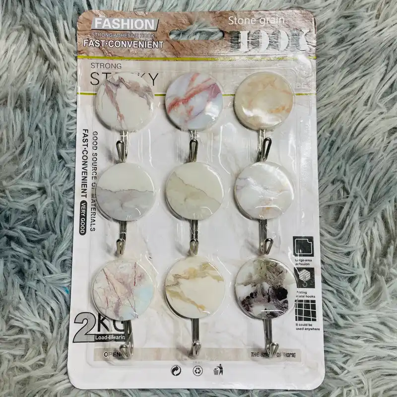 Colgadores imitación mármol