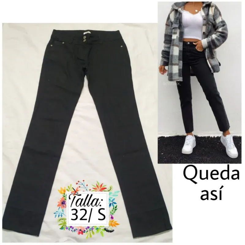 Pantalón negro.