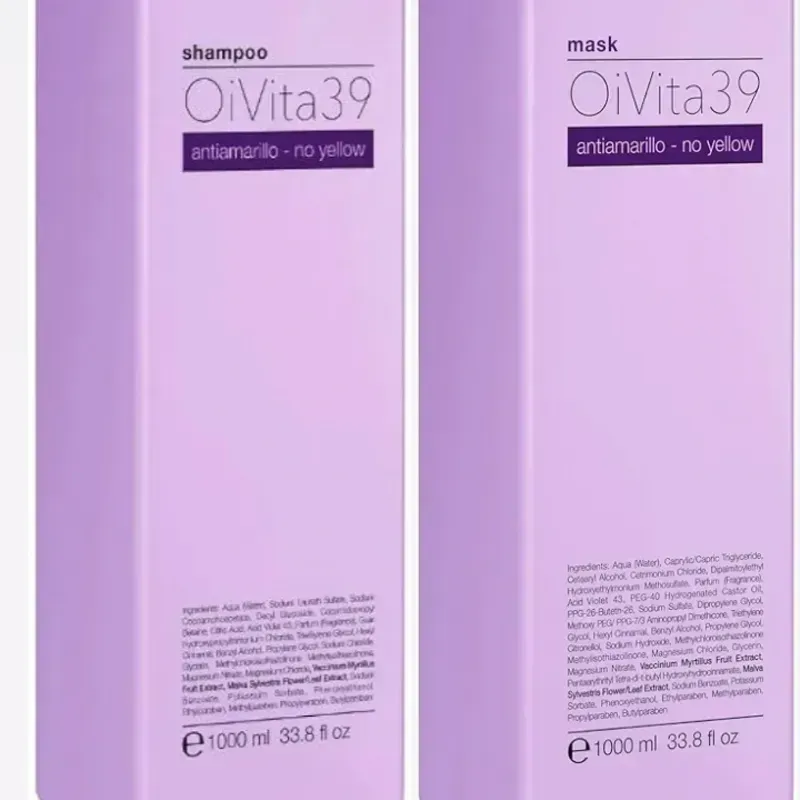 Juego de Champú y Mascarilla Matizadora Cada uno de 1000ml