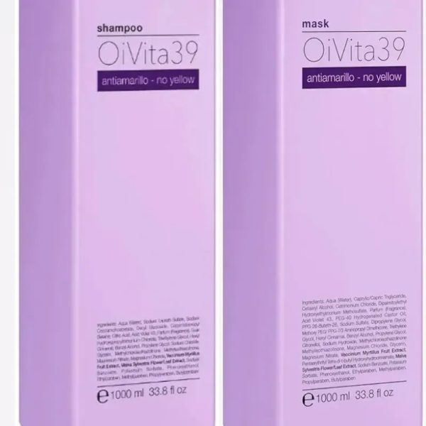 Juego de Champú y Mascarilla Matizadora Cada uno de 1000ml