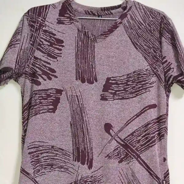 Pullover de Hombre Rojo Vino cuello V Talla S