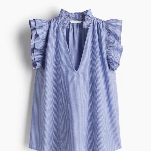 Blusa con ribetes H&M