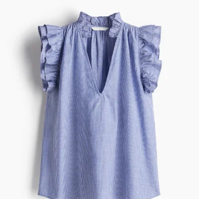 Blusa con ribetes H&M