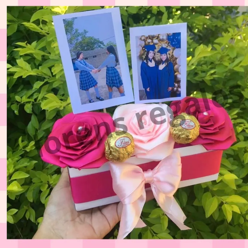 Caja de regalo con foto