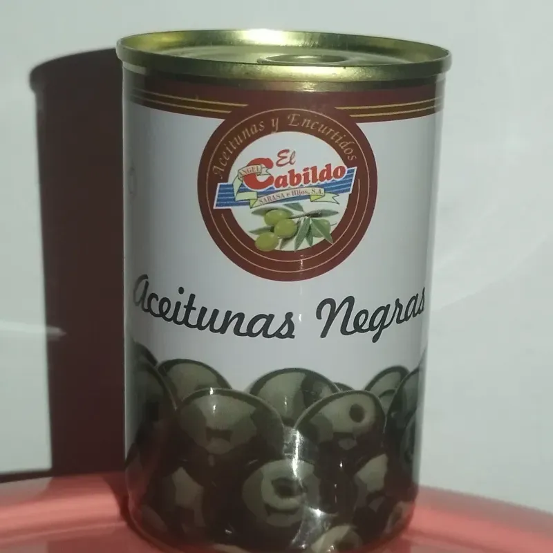 Aceitunas Negras con Hueso