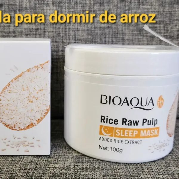 Mascarilla para dormir de arroz Bioaqua
