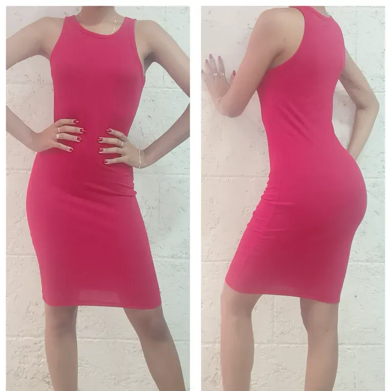 Vestido rojo vino Ivette