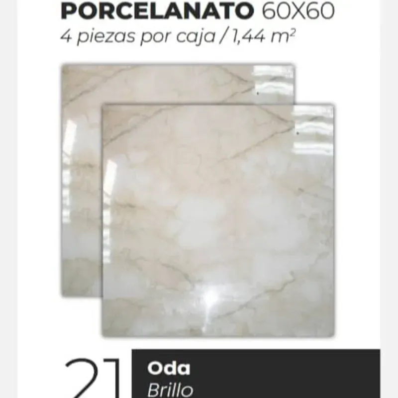 Losas Porcelanato Brillo Oda