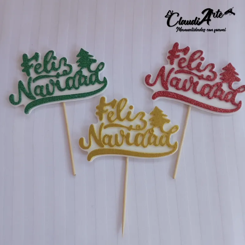 Cake topper (Navidad)