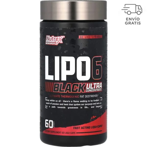 Lipo 6 Black Ultraconcentrado, 60 cápsulas