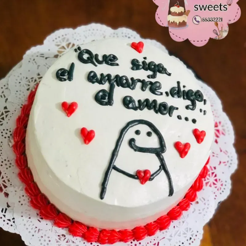 Cake deformito de merengue