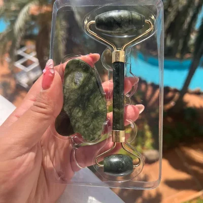 Rodillo de jade y Gua Sha