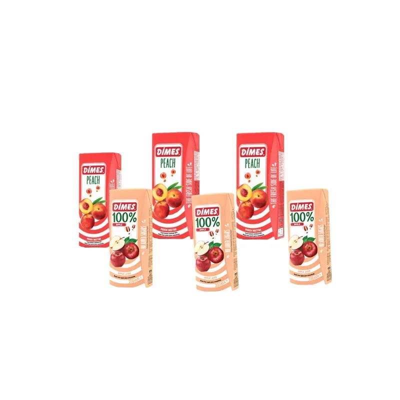Jugos Néctar DINOS  de melocotón manzana  200ml