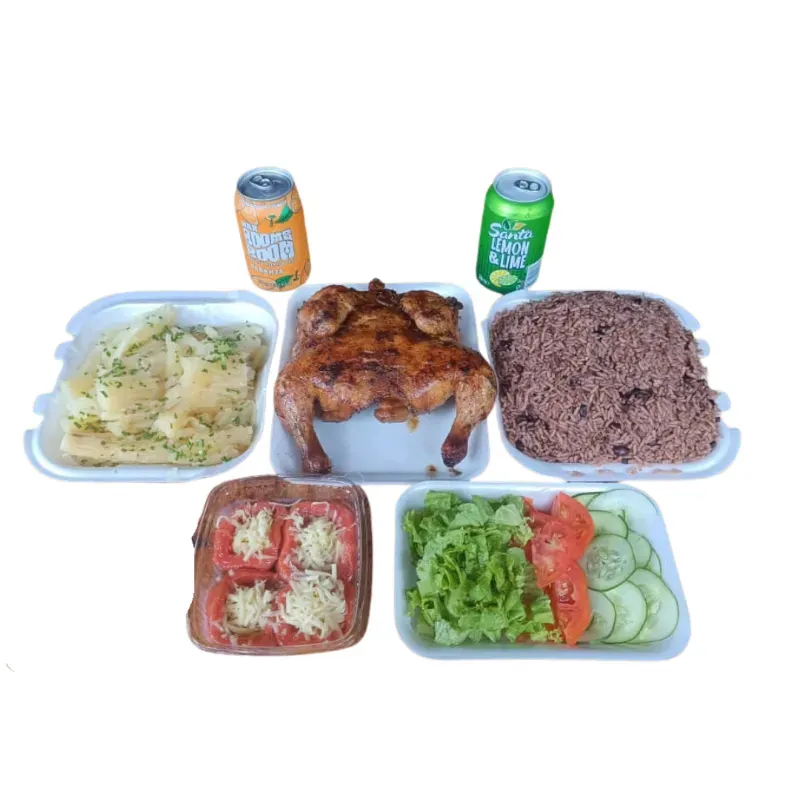 COMBO PARA 2-3 PERSONAS - POLLO ENTERO ASADO AL CARBÓN