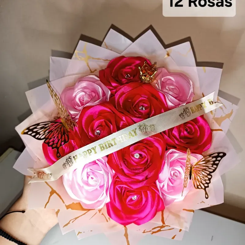 Ramo de 12 rosas