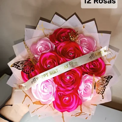 Ramo de 12 rosas