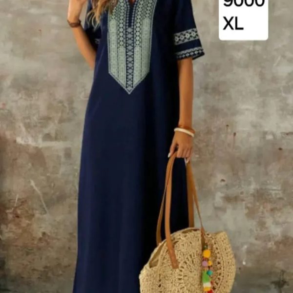 Vestido azul largo
