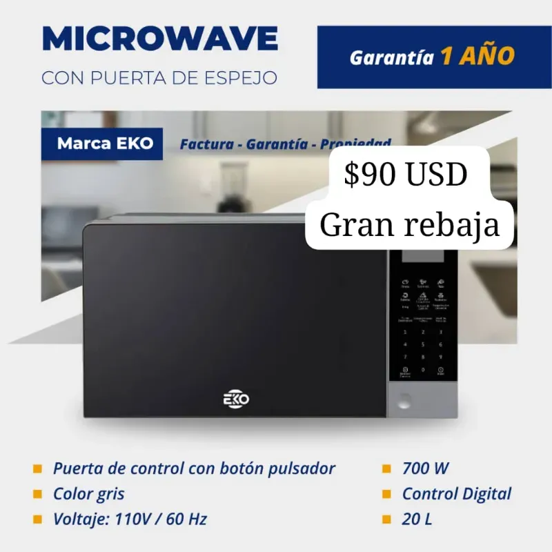 Microondas EKO 20 litros