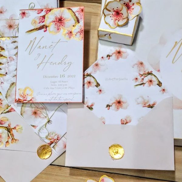 Invitación color crema de Ceresos