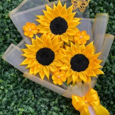 Ramo mini de girasoles