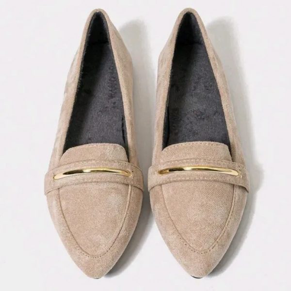  Balerinas punti-fina — Beige