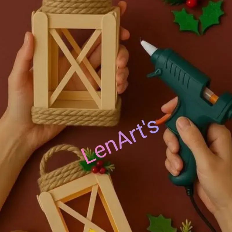 Farolitos navideños