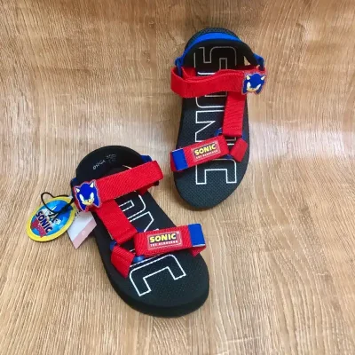 Sandalias de Sonic color rojo